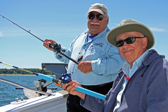 QUALITY SEA BASS, FLUKE AND STRIPERS, PLUS SURF SCUP JULY 18, 2014